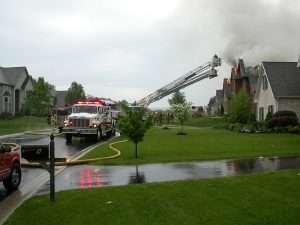 clean up after fire