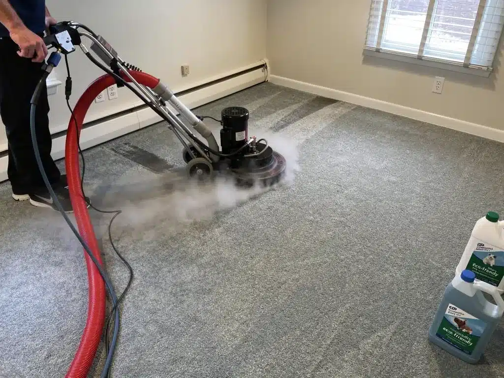 What It Takes To Be An Industry Leader In Carpet Cleaning 8 Rotovac steam cleaning carpet cleaner Astrobrite technician in Northern Virginia